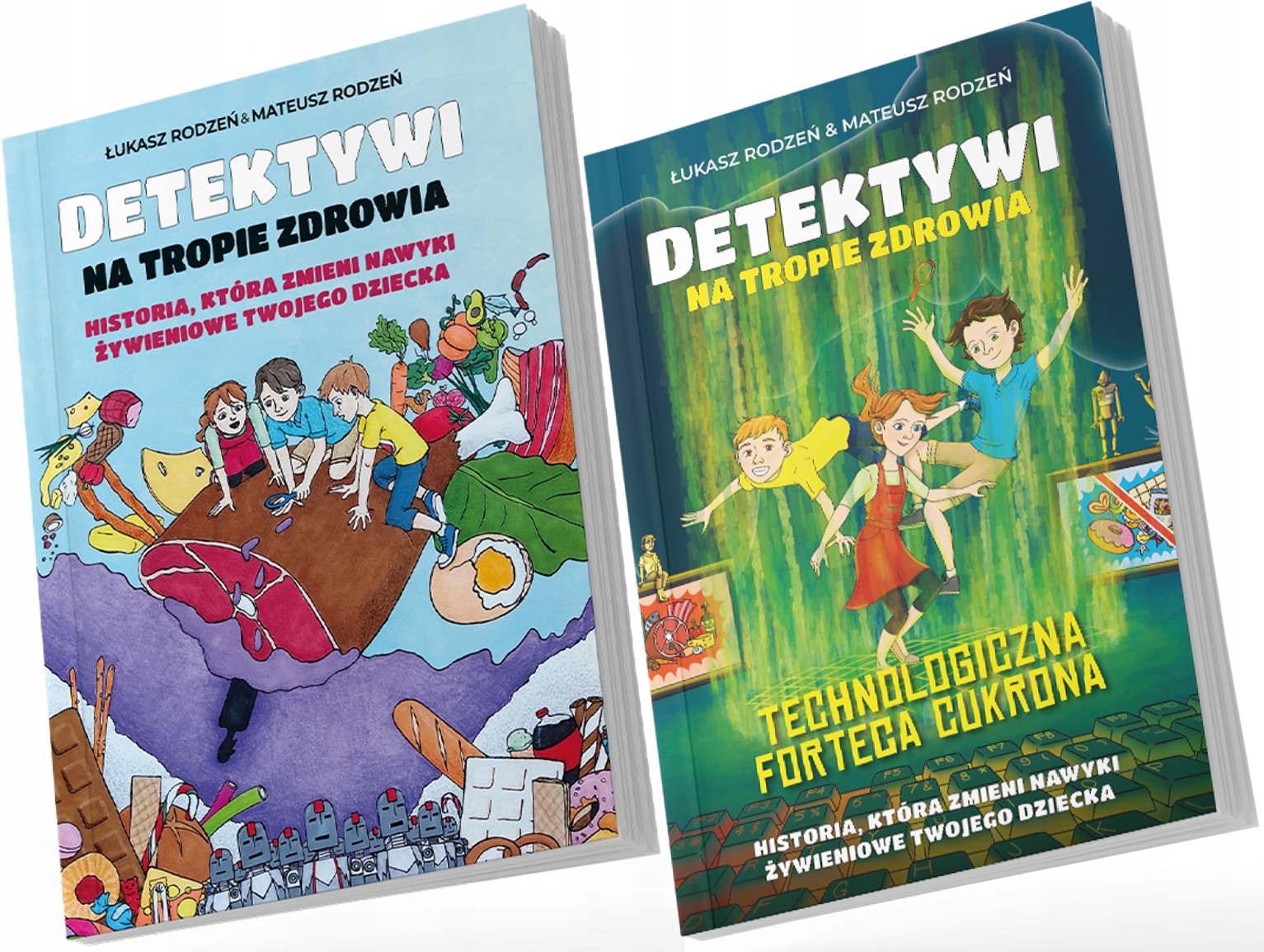 zestaw / pakiet: DETEKTYWI NA TROPIE ZDROWIA część I + II | BRACIA RODZEŃ