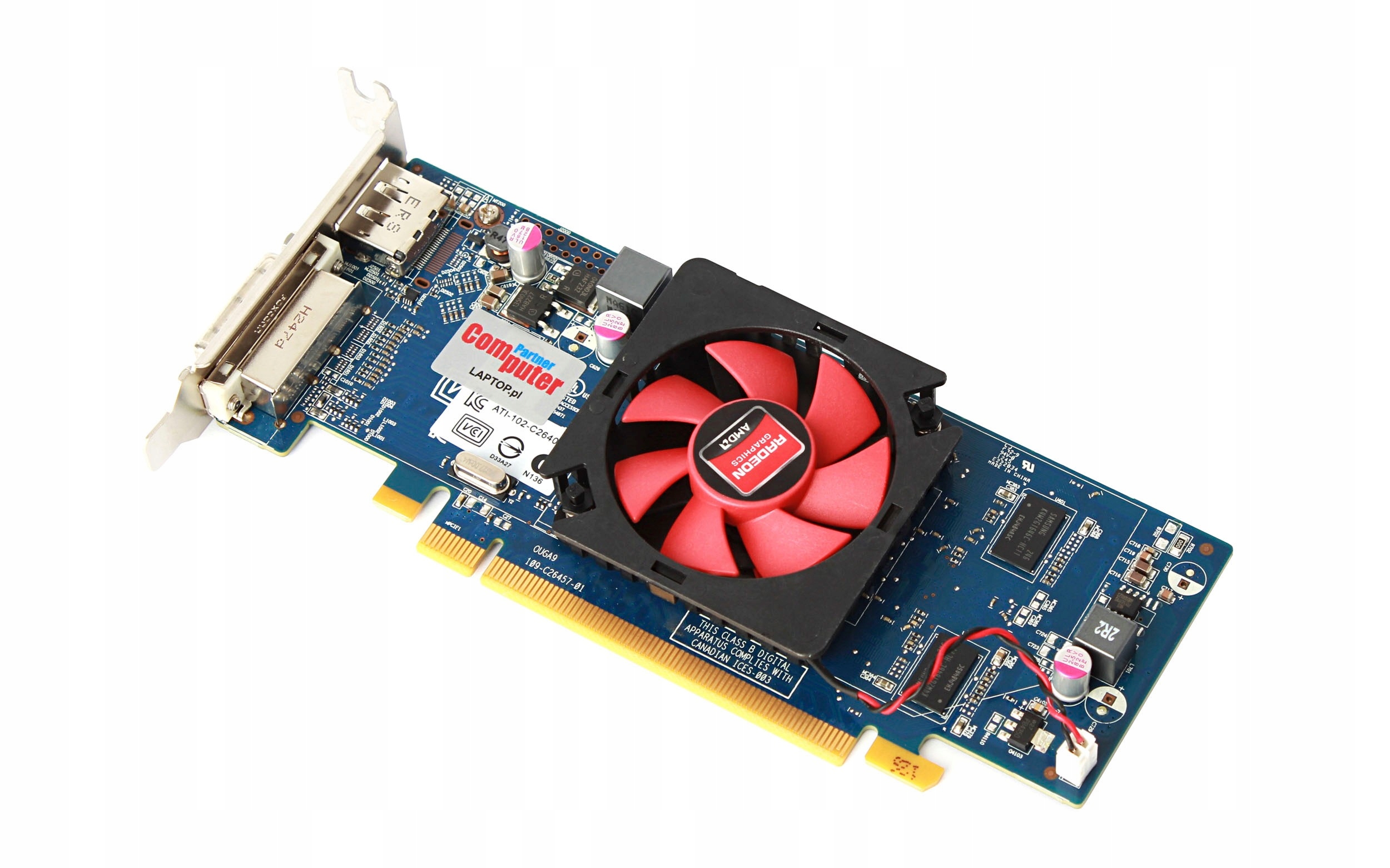 AMD RADEON HD7470 1GB PCIe x16 DVI DP LOW PROFILE