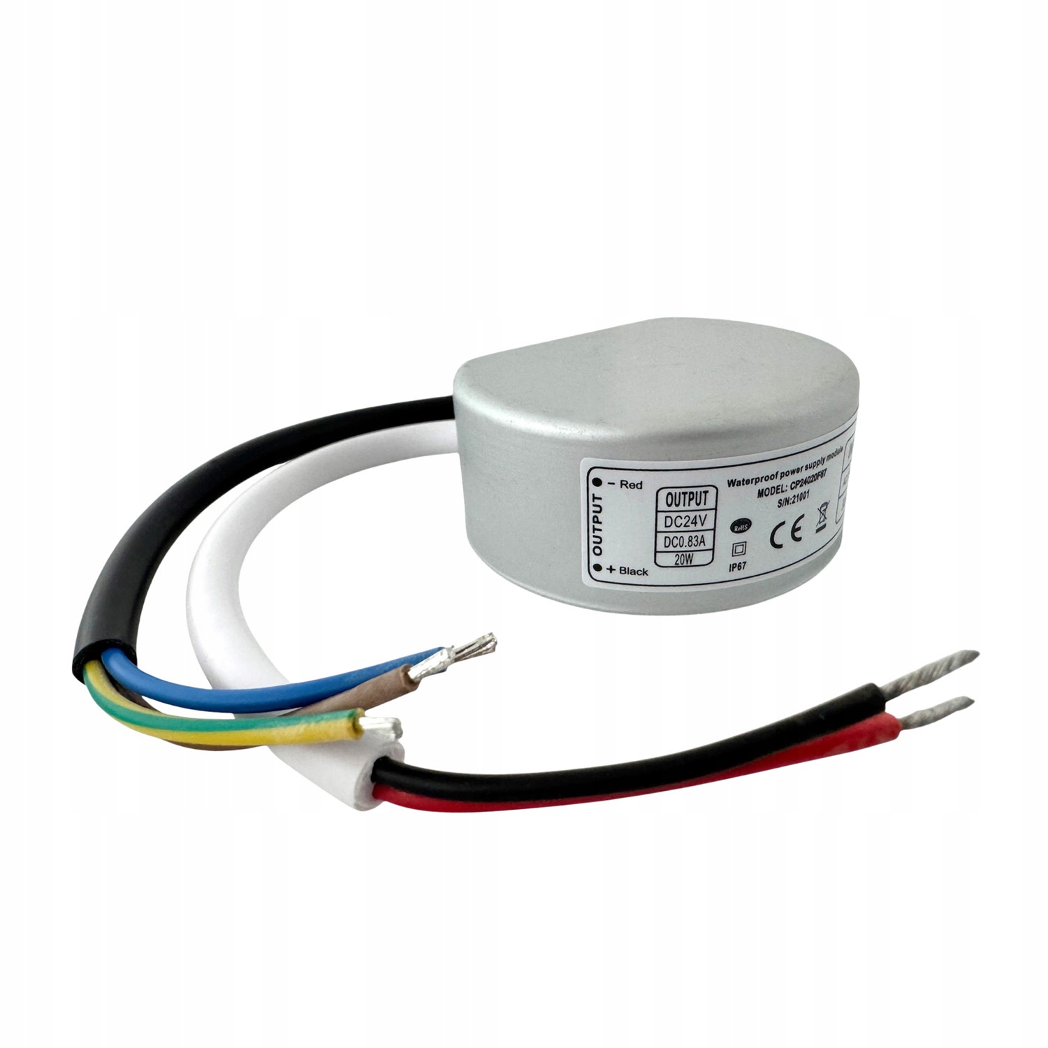 Montážní napájecí modul 24V 20W 0,83A IP67 Kobi