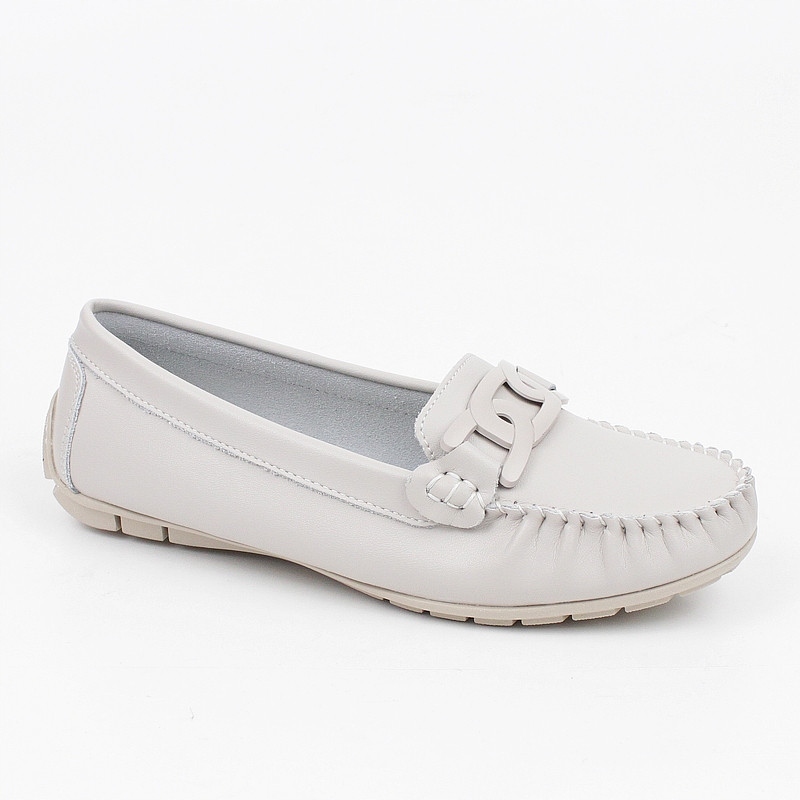 Filippo DP4547 Ecru Mokasíny Kůže vel. 37