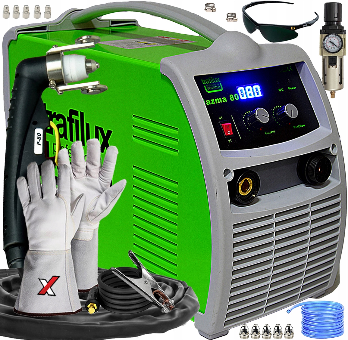 Plazma Do Cięcia Stali Miedzi Trafilux Hf 80 380V