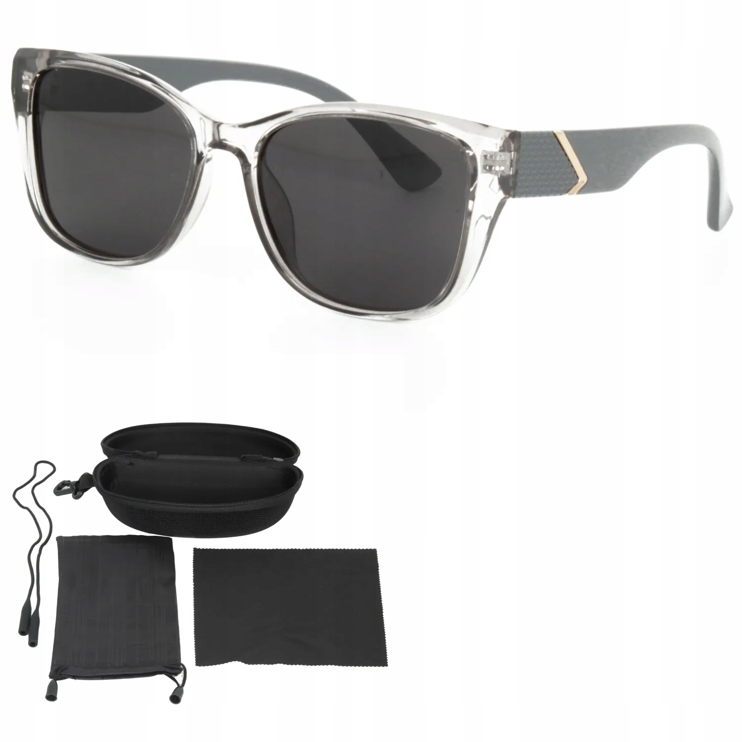 Polar Fashion PR9168C7 Transparentní polarizační sluneční brýle