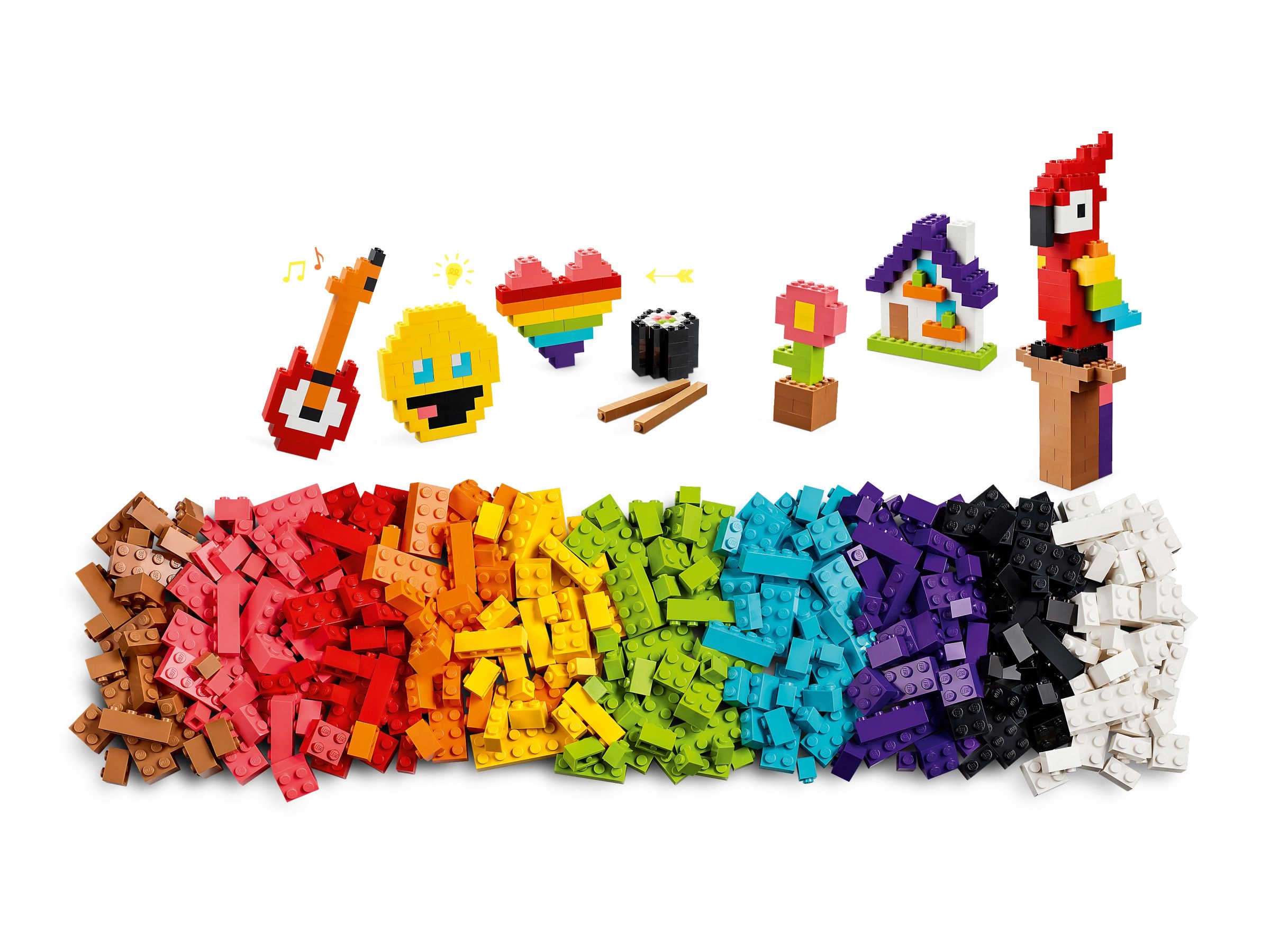 LEGO Classic Sterta klocków Duży Zestaw 1000 El. 11030 Wiek dziecka 5 lat +
