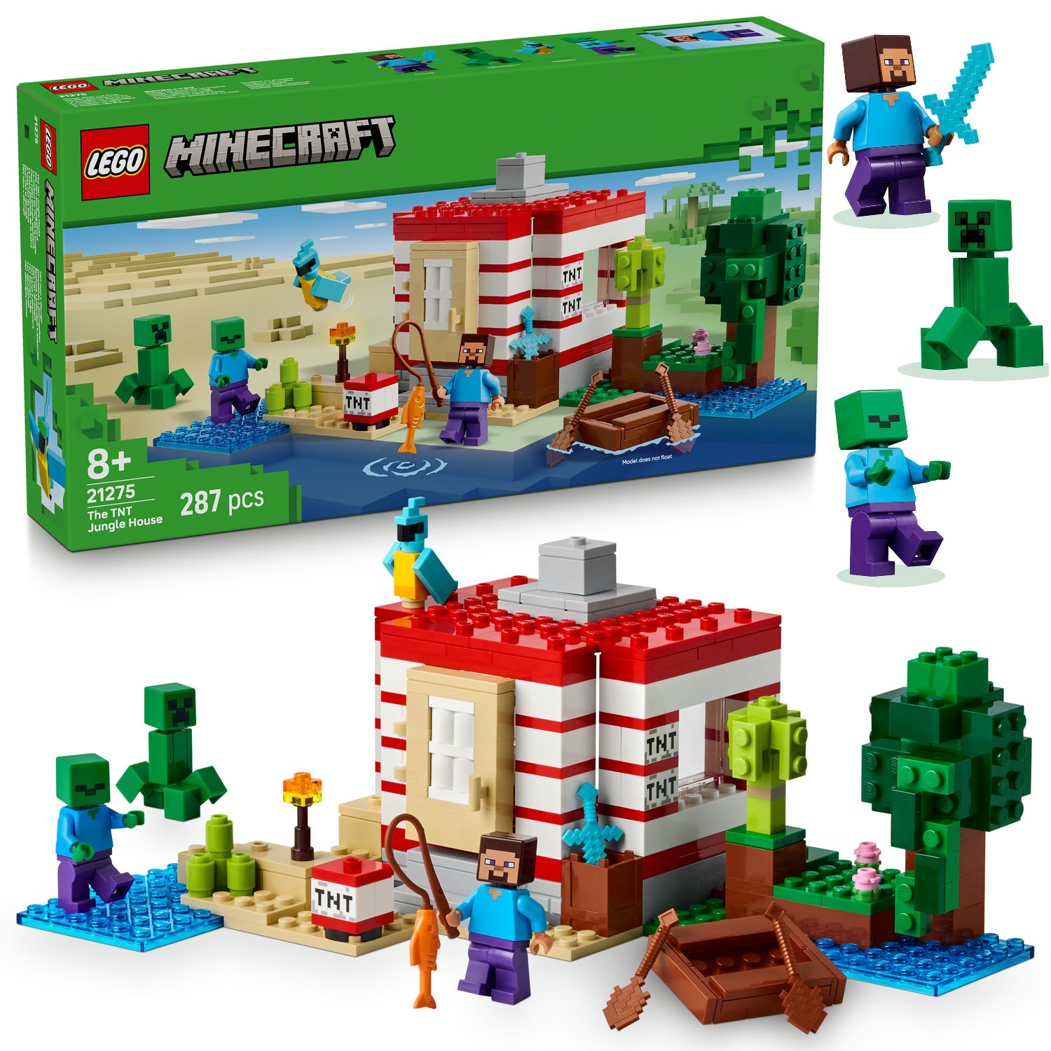 Lego Minecraft 21275 Dom Tnt W Dżungli Katalog Lego 2025 W Wersji Pdf