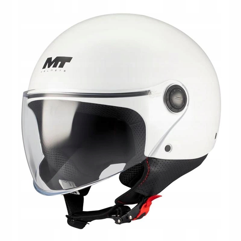 Motocyklová prilba Mt Street S Pure White Gloss biela Darčeky