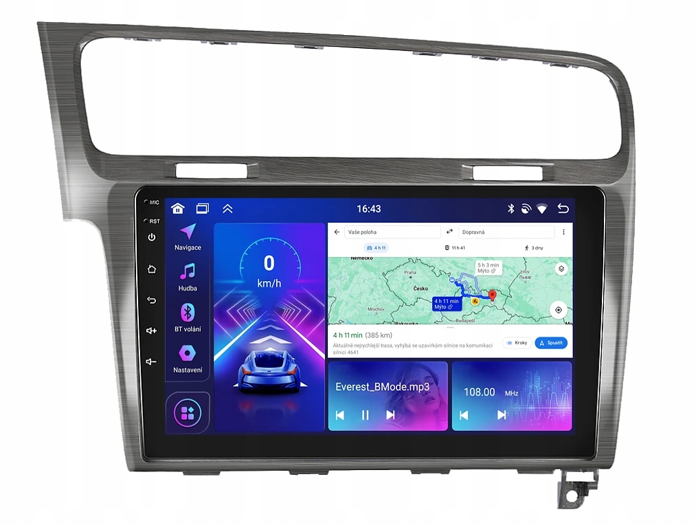 Bmode 2DIN autorádio BEV11 Android, Volkswagen Golf VII