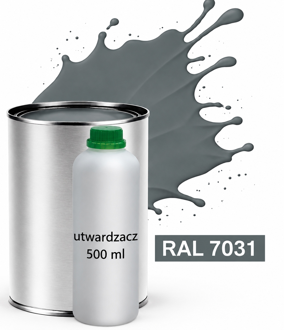 Ral 7031 Polyuretan Akryl 2:1 1L Lesklý Lak Tužidlo Normal 0,5L