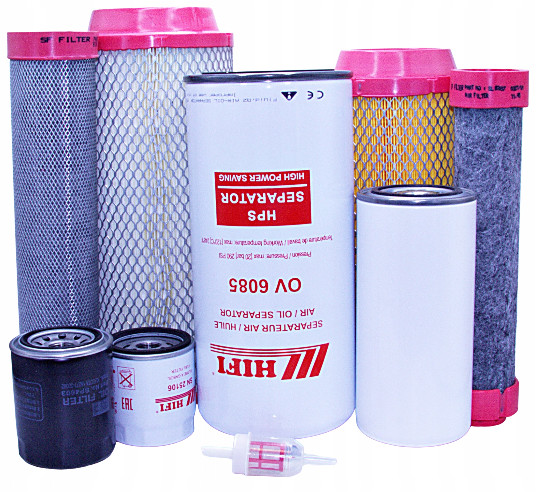 Filtry Atlas Copco pro kompresory Utility U190 Pace