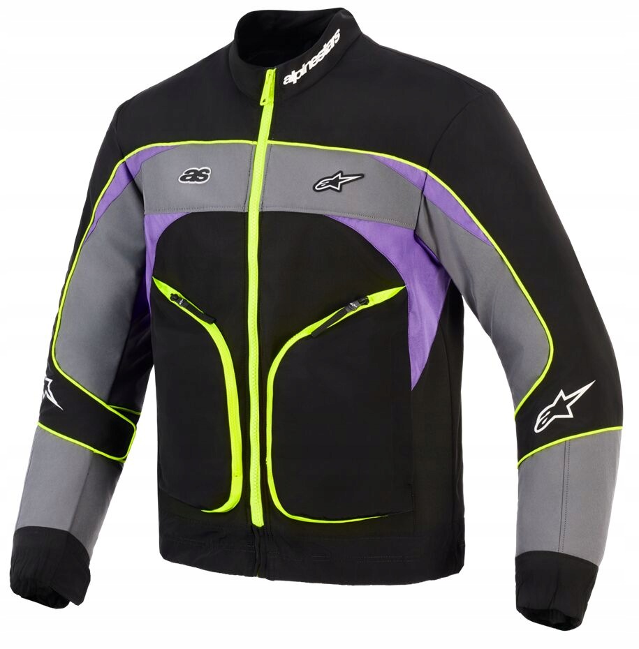 Motocyklová Bunda Alpinestars Unite Black/violet (2XL) 3300826-1618-2XL