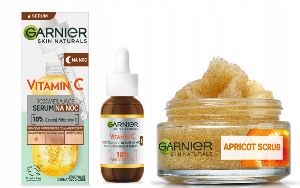 

Garnier Rozświetlające Serum do twarzy na noc 30ml