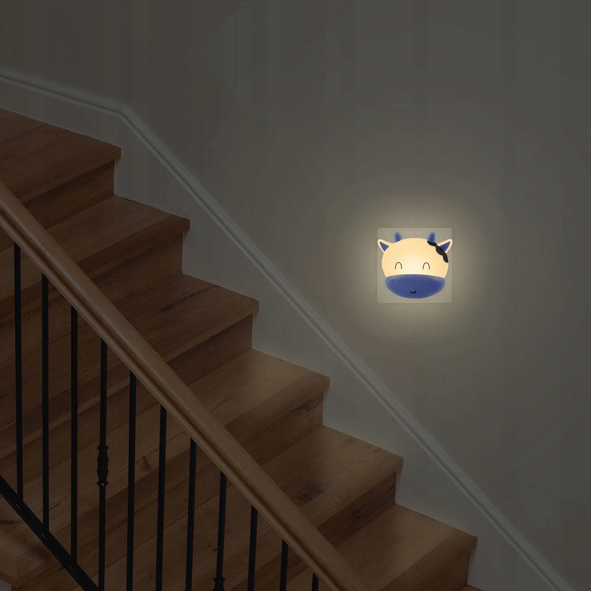 ANNMORE Lampka Nocna Dla Dzieci Z Czujnikiem Zmierzchu Do Kontaktu — miniatura 5