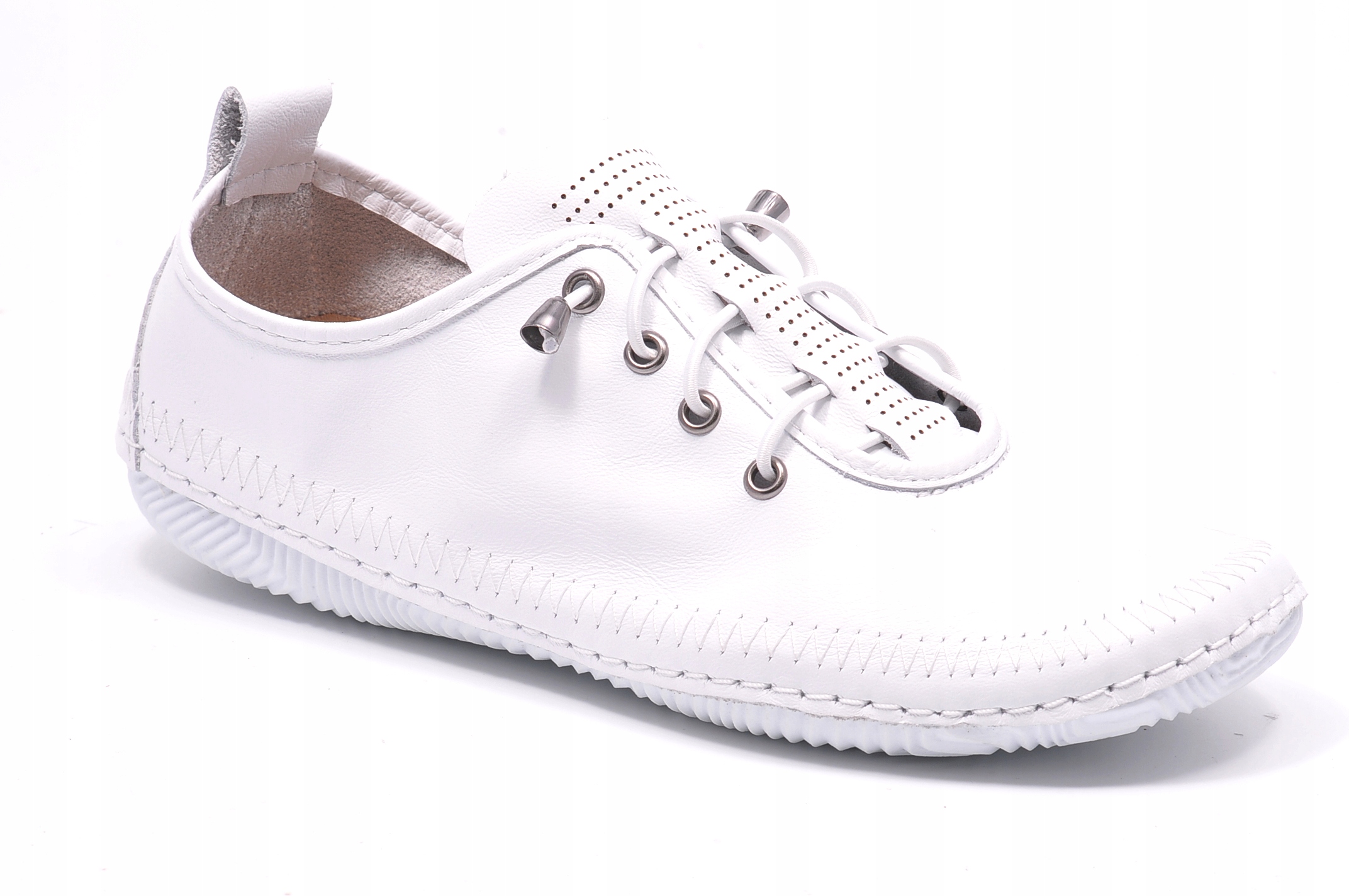 Polobotky Venezia V505-04284-01 Bílé Velikost 40