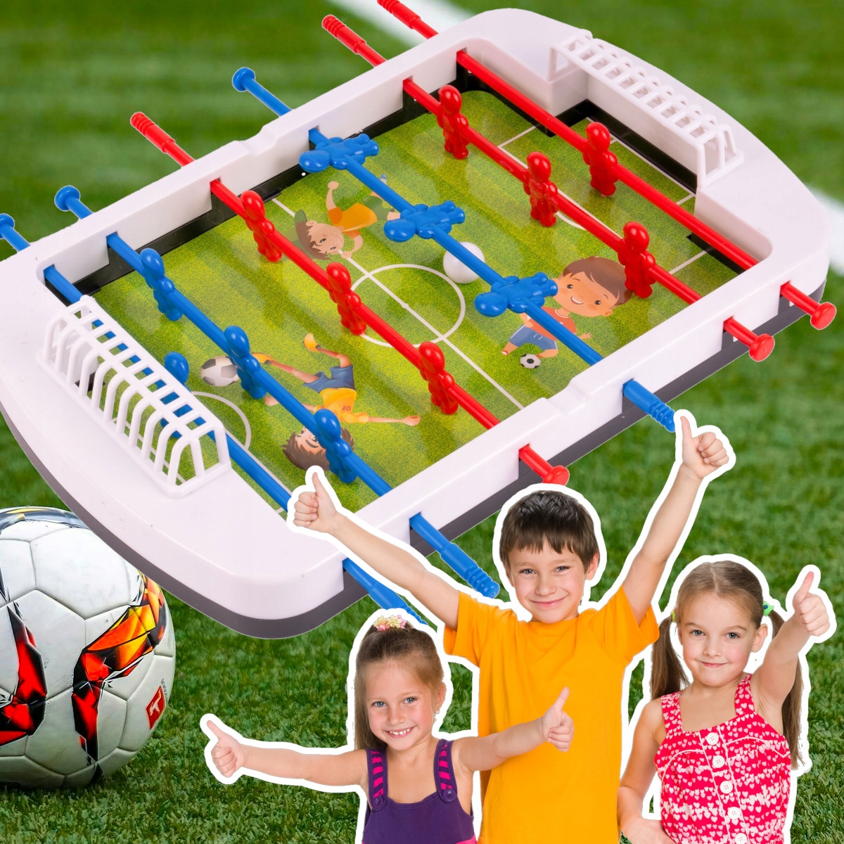 STÓŁ DO PIŁKARZYKÓW GRA ZRĘCZNOŚCIOWA DLA DZIECI MINI PIŁKARZYKI 7na7 Marka Stator