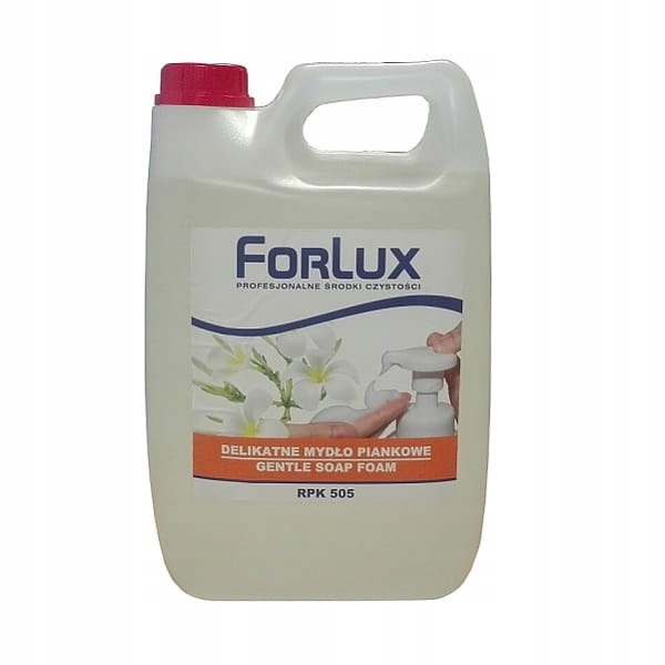 

Delikatne mydło piankowe kwiatowe 5 l Forlux