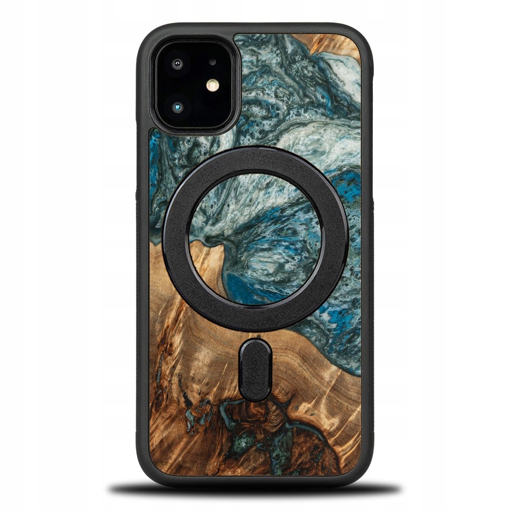Pouzdro Bewood Unique pro iPhone 11 Planety Země s MagSafe