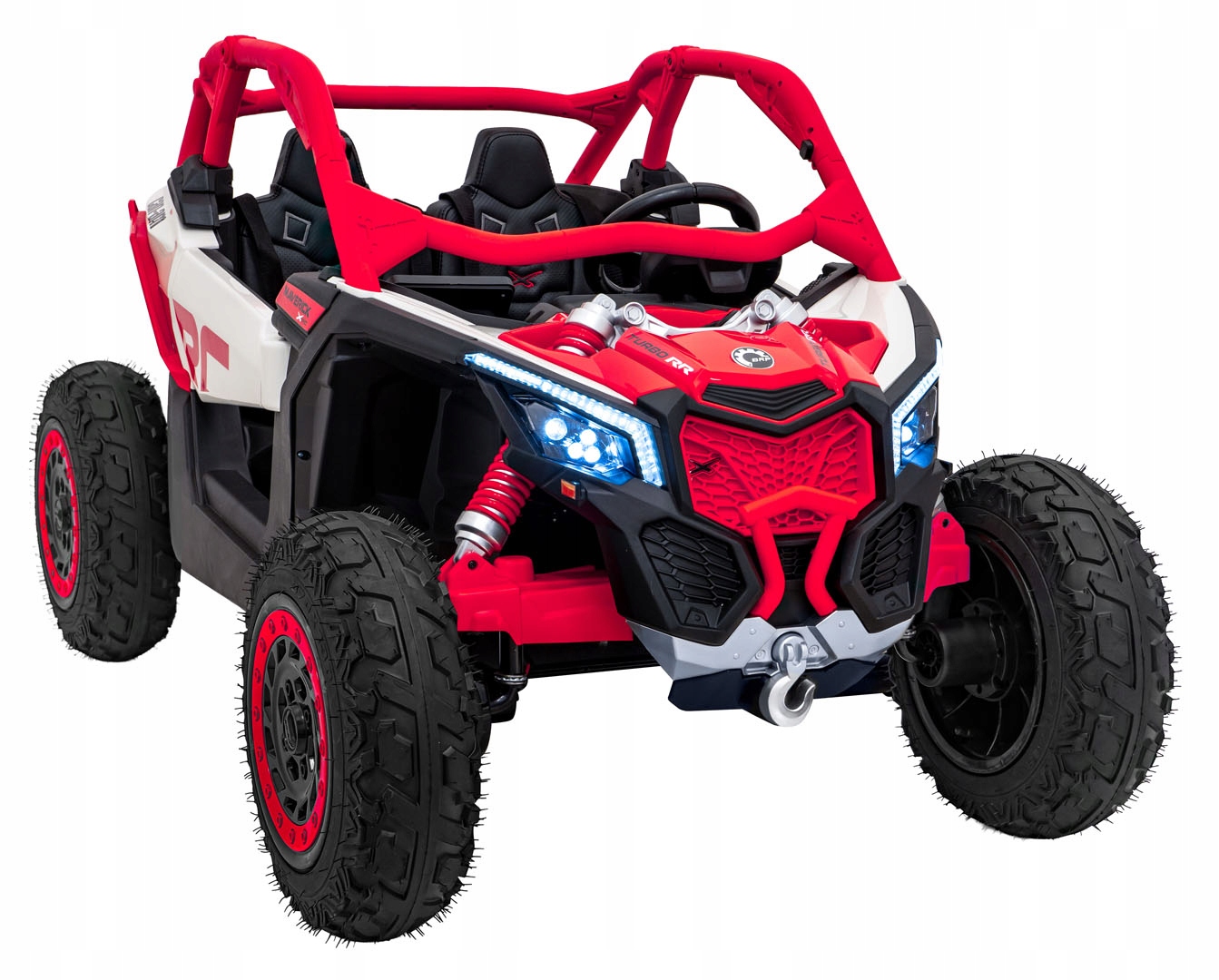 Auto na akumulator 2 osobowy Buggy Can-am 24 Volt 4x200 Watt pompowane koła