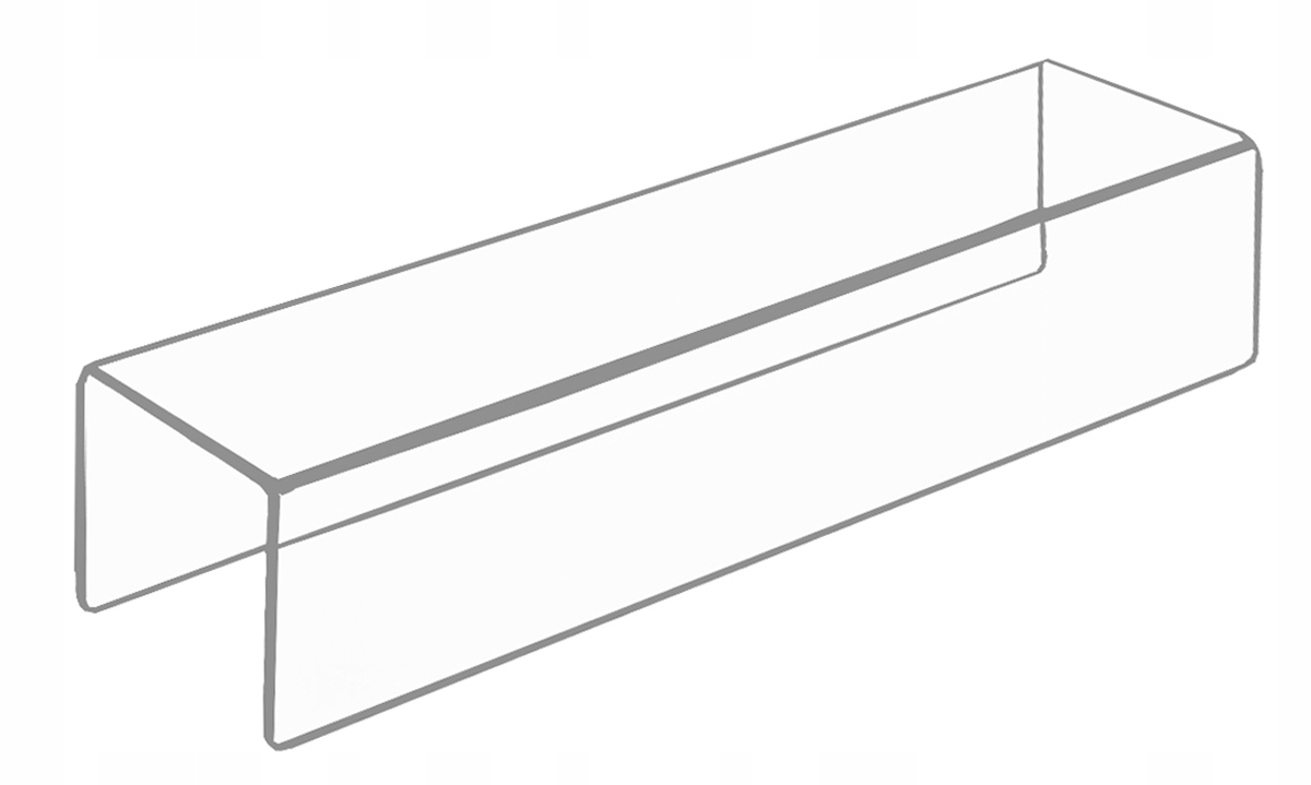STOJAK PODSTAWKA EKSPOZYTOR STOPIEŃ Z PLEXI 350 mm