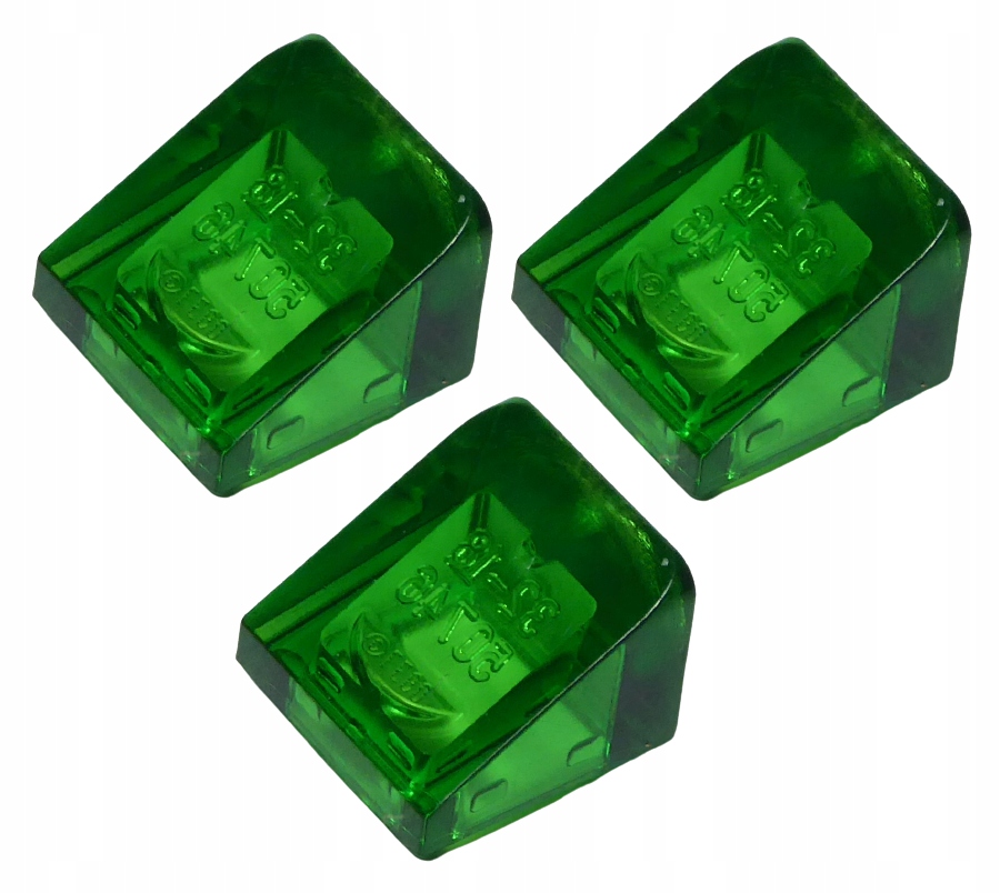 

Lego Skos 1x1 Trans Zielony (54200/6245270) 3szt