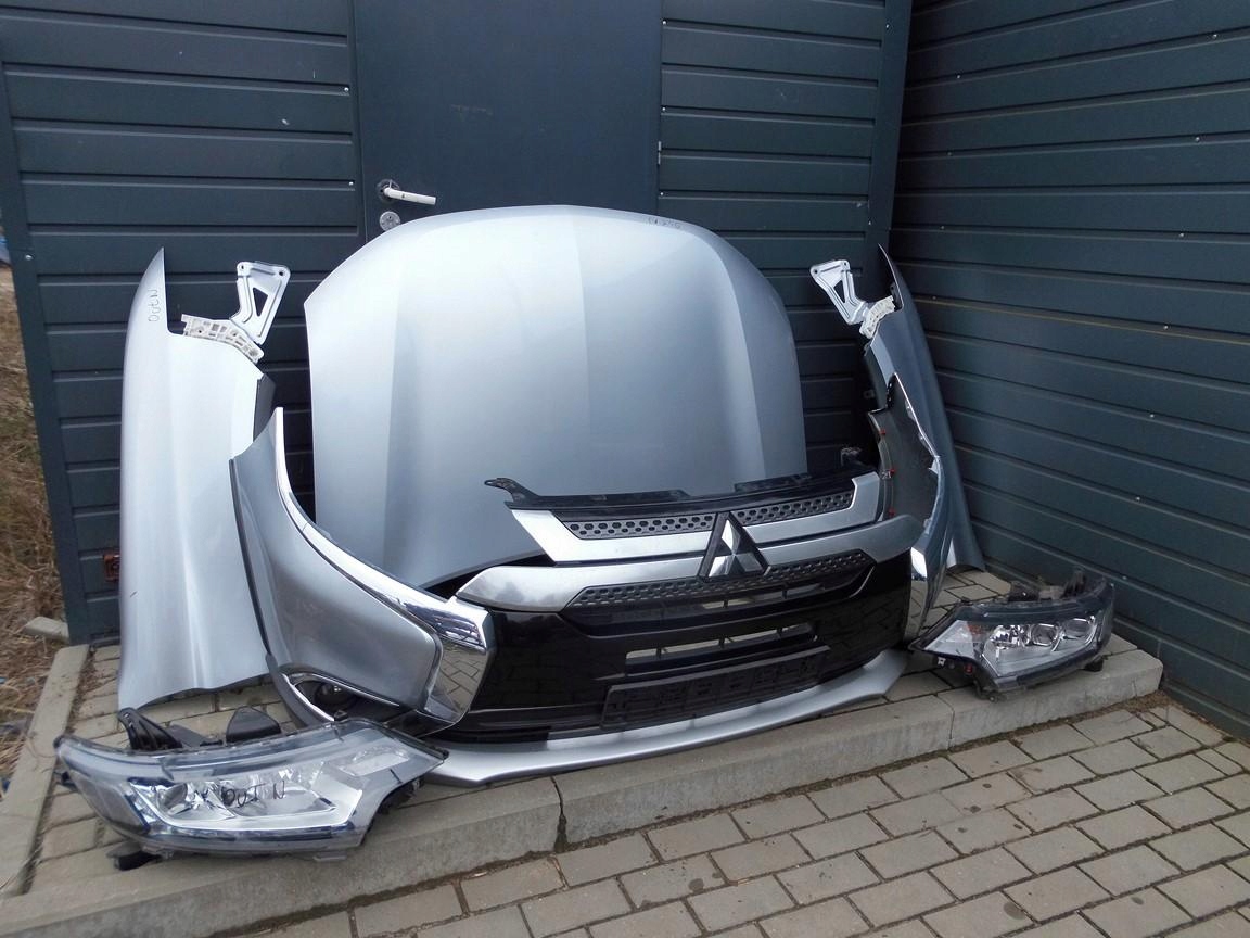 PRZÓD KOMPLETNY MASKA LAMPY BŁOTNIKI MITSUBISHI OUTLANDER III 2016-2021