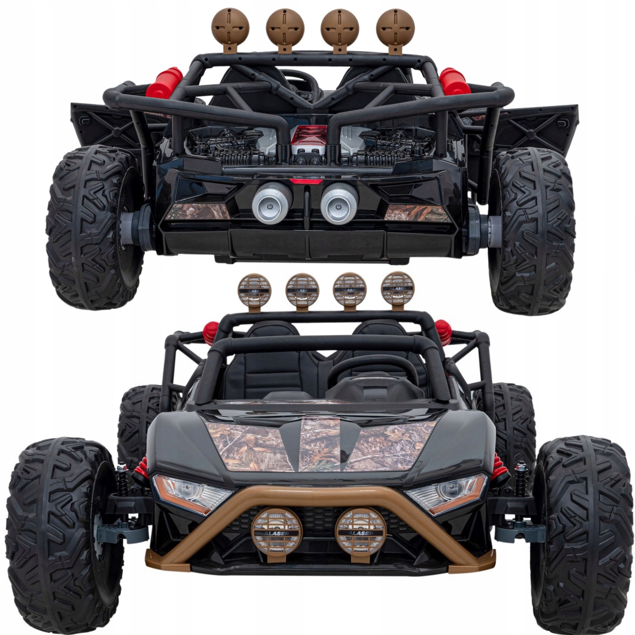 Buggy Na Akumulator Dla Dzieci I Młodzieży Do 50KG 2x200W 4x4 Aku 24V7Ah