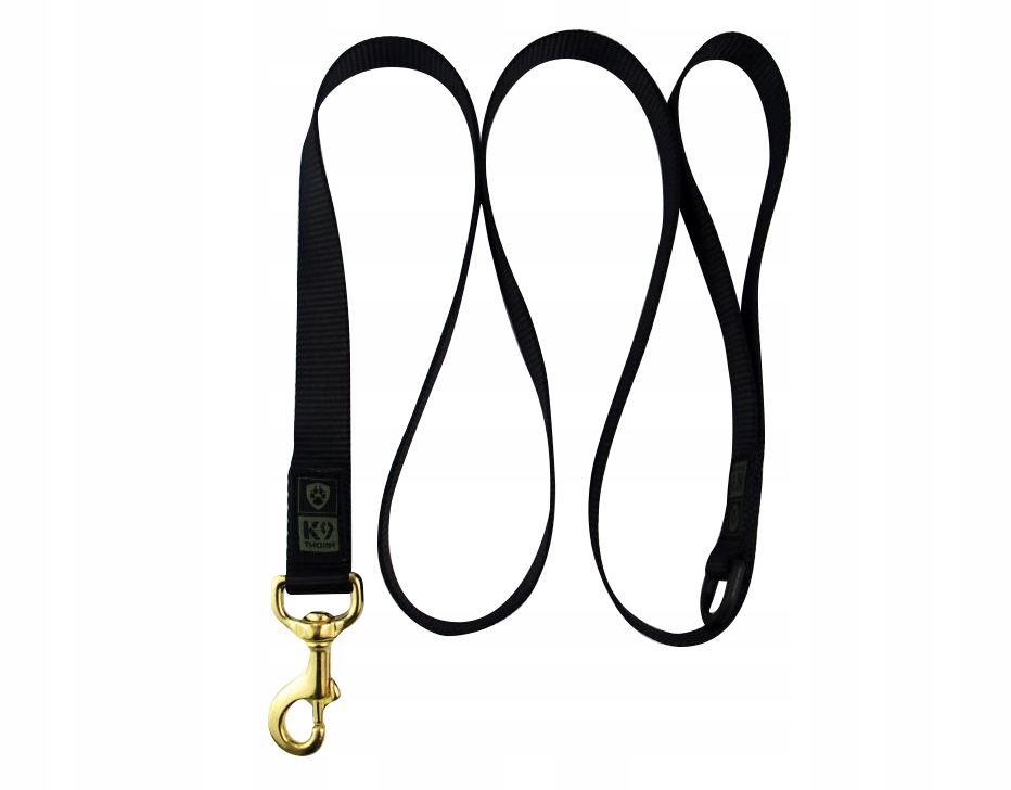 

Smycz K9 Thorn z D-ringiem - czarna M
