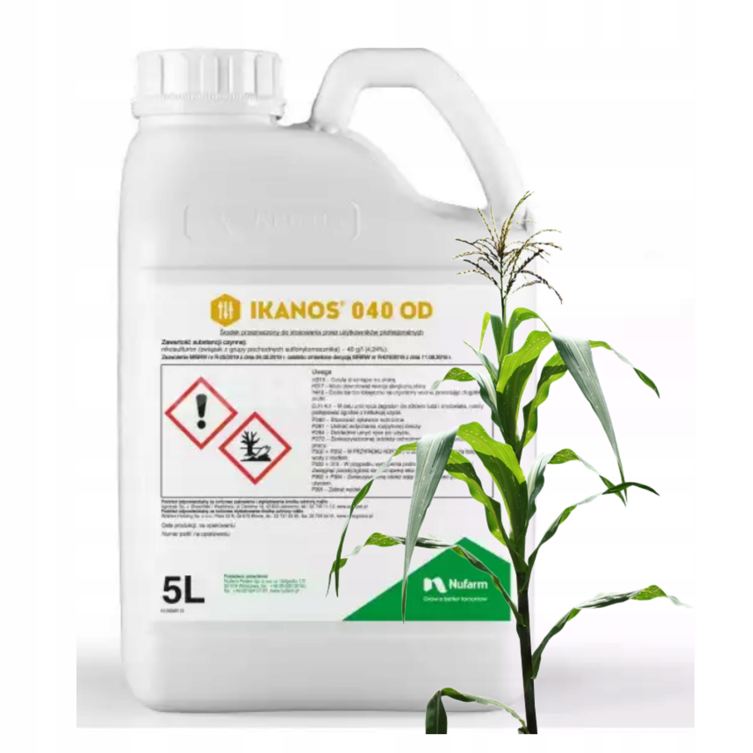 Ikanos 040OD 5l Nikosulfuron Zwalcza Chwastnicę Komosę Szarłat w Kukurydzy