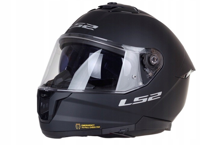 Kask motocyklowy integralny LS2 FF808 Stream II czarny matowy 57-58 cm