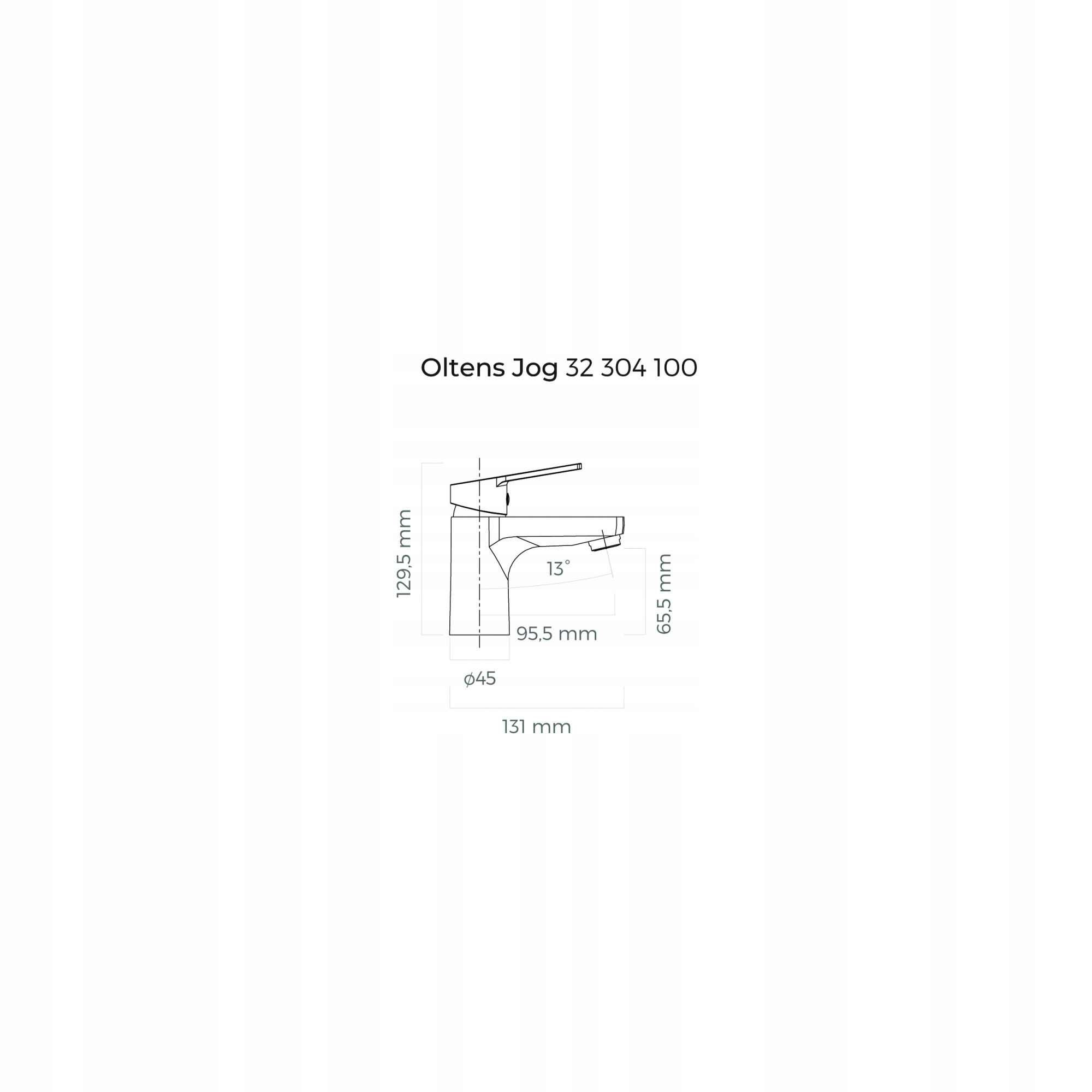 OLTENS JOG BATERIA UMYWALKOWA STOJĄCA NISKA CHROM Marka Oltens