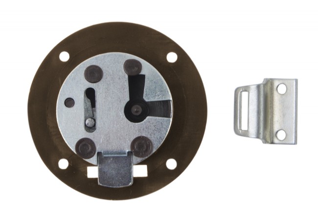 Zamek barkowy dokumenty szafka klucz brązowy