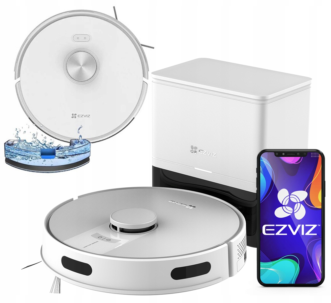 Uklízecí Robot Mopovací 4000PA Ezviz RE4C Plus Databáze Mobilní aplikace