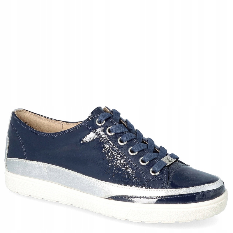 Trampki skórzane Caprice 9-23654-20 Granatowe 37.5