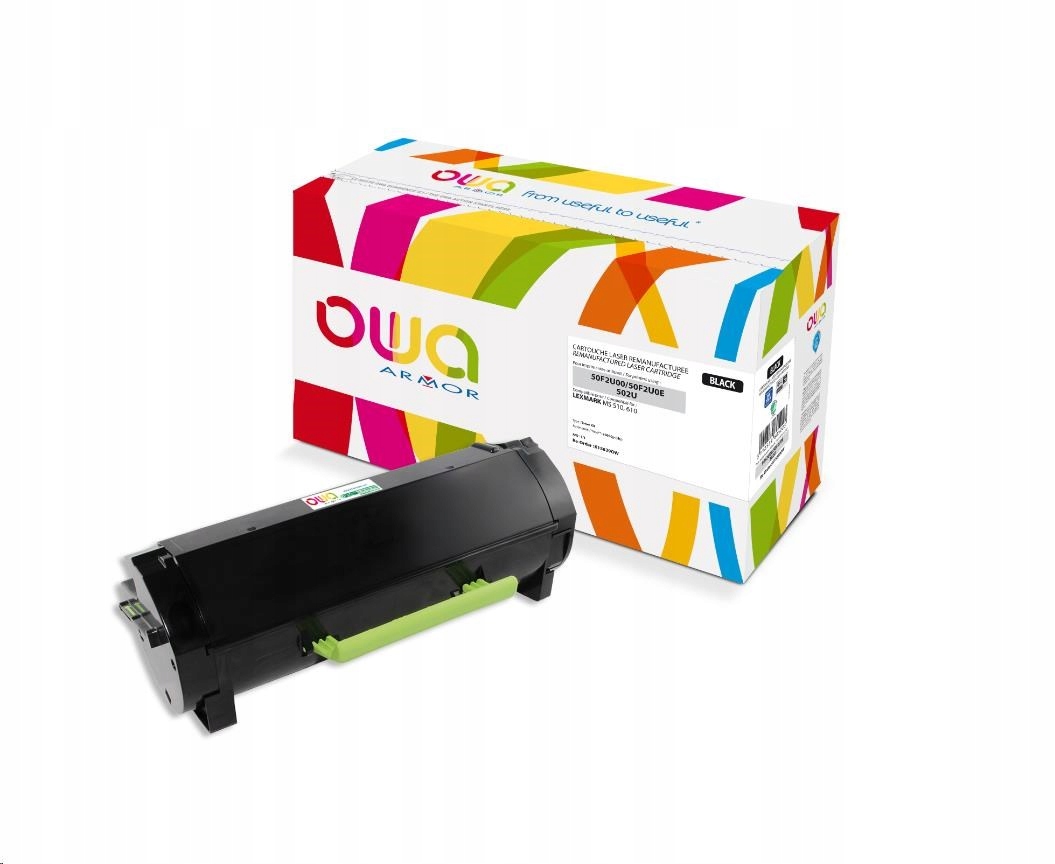 Owa Armor toner pre Lexmark MS510, 610, 20000 strán, 50F2U00, čierna/…