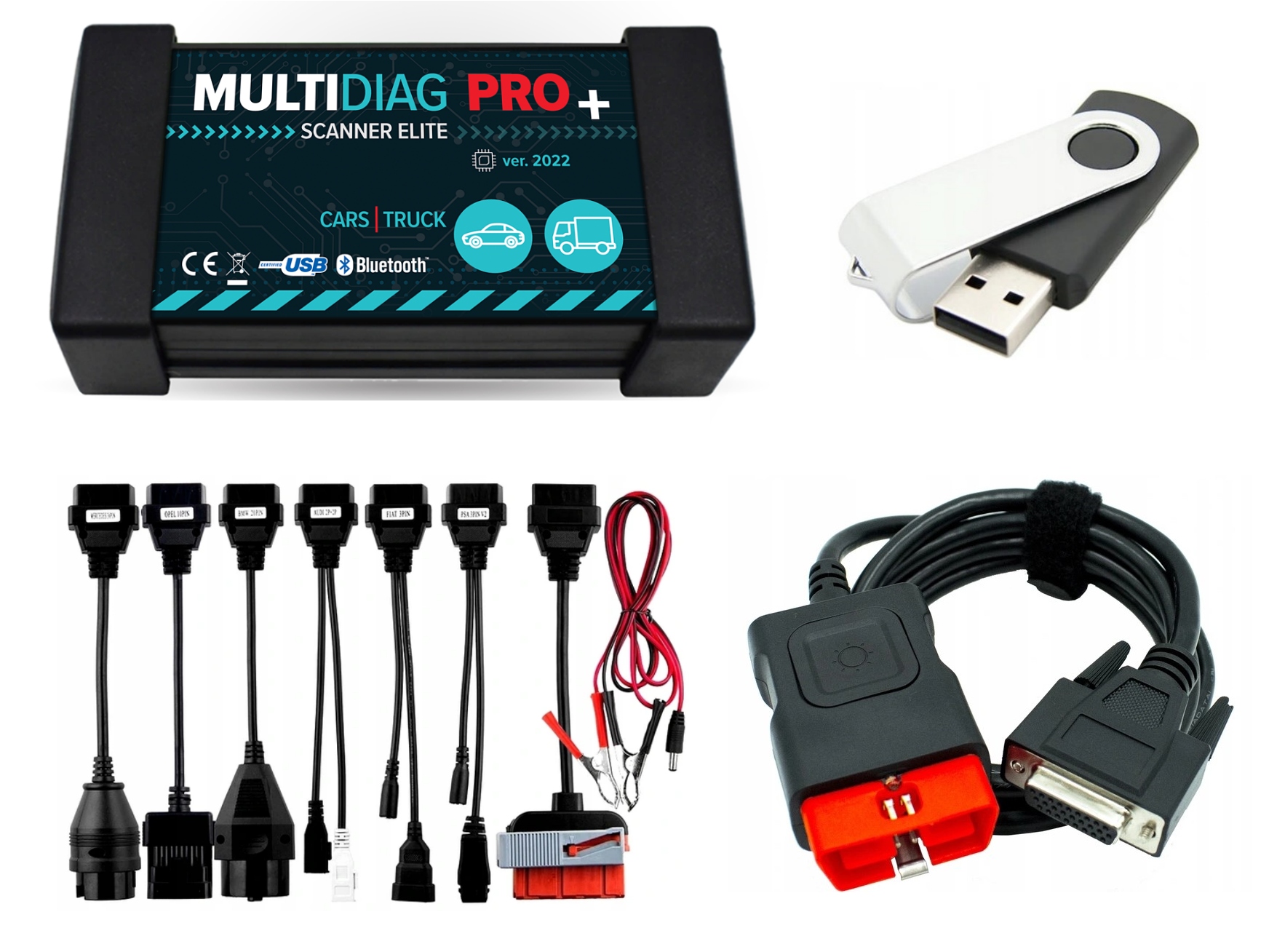 

Multidiag Pro+ Skaner Tester Diagnostyczny 2022