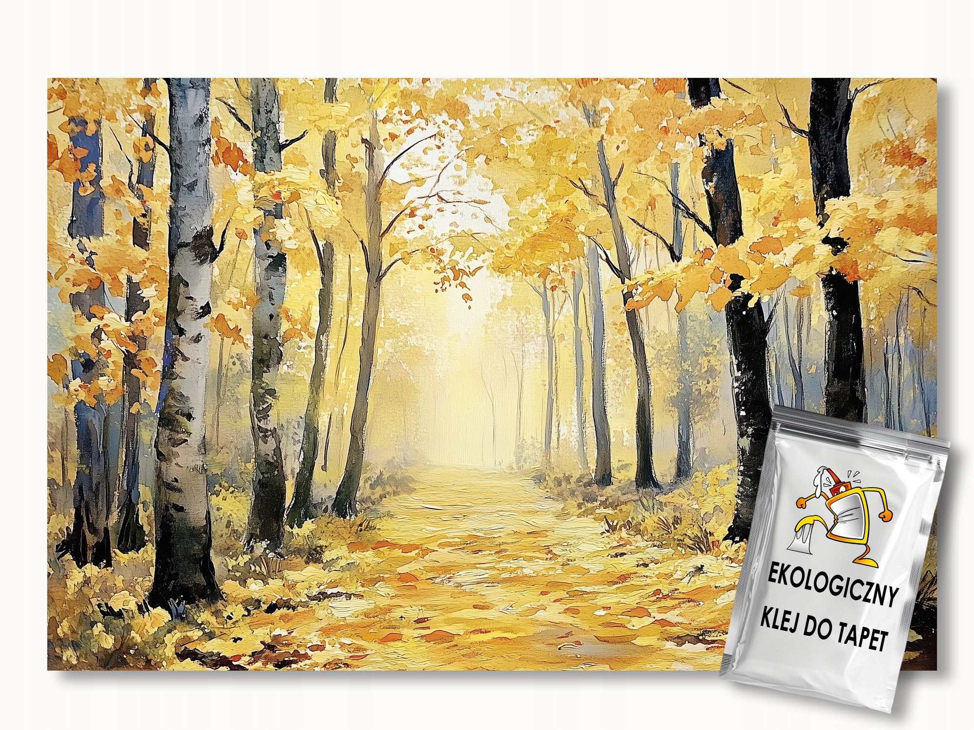 Fototapeta Flizelina Krajina Les Stromy Stezka Cesta Podzim 250x175 110g