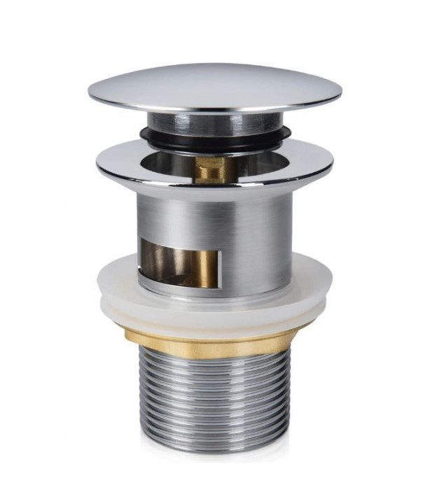 KOREK UMYWALKOWY SPUST CLICK CLACK NAVARIS CHROM Rodzaj klik-klak