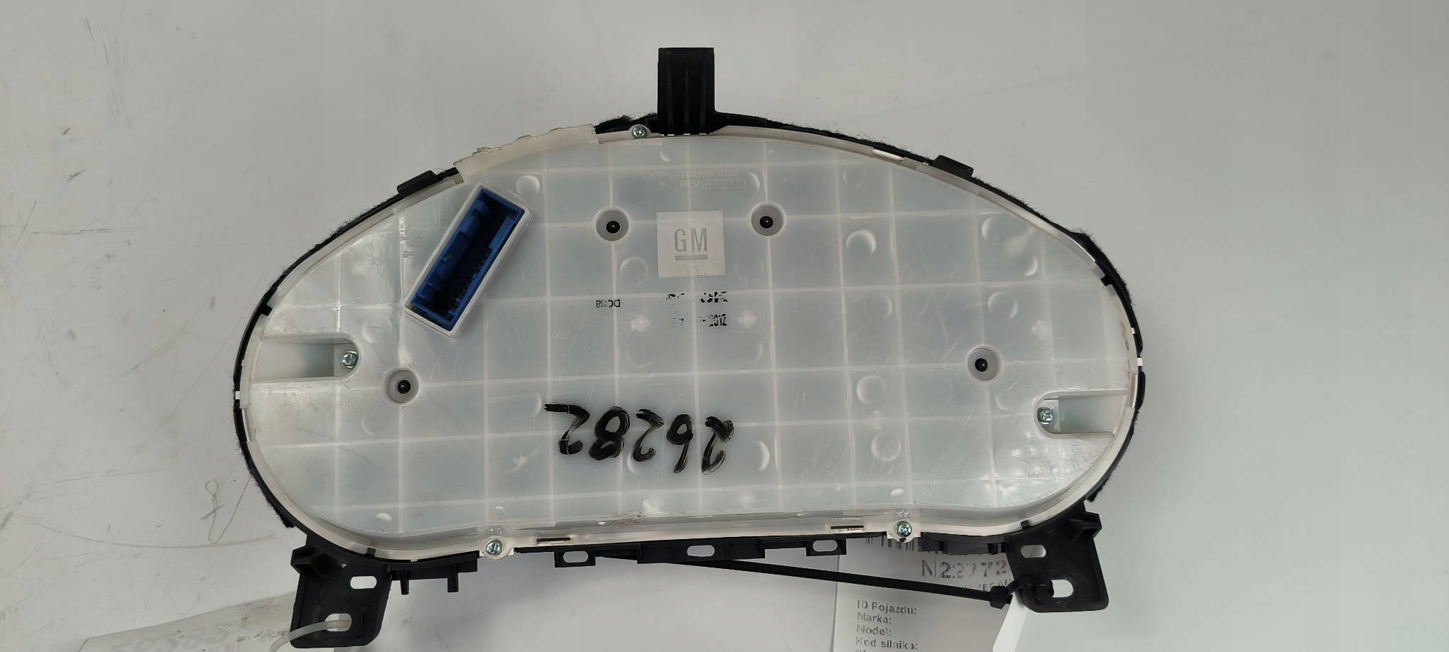 dials clock 600775881 OPEL ASTRA J