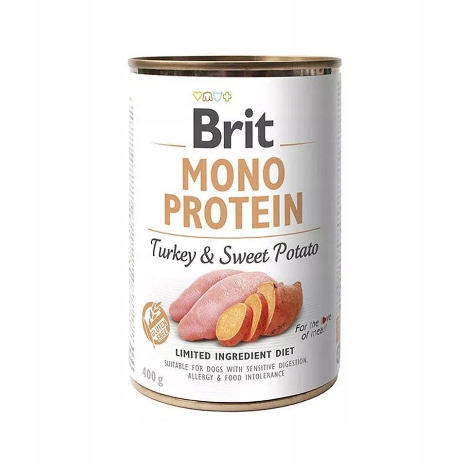 Levně Brit Mono Protein krůta a sladké brambory 12x400g krmivo krmivo a krůta brambory