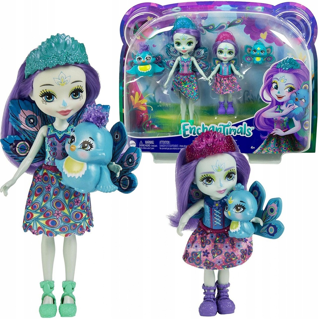 

Enchantimals Lalka Patter Piera Peacock Paw HCF83