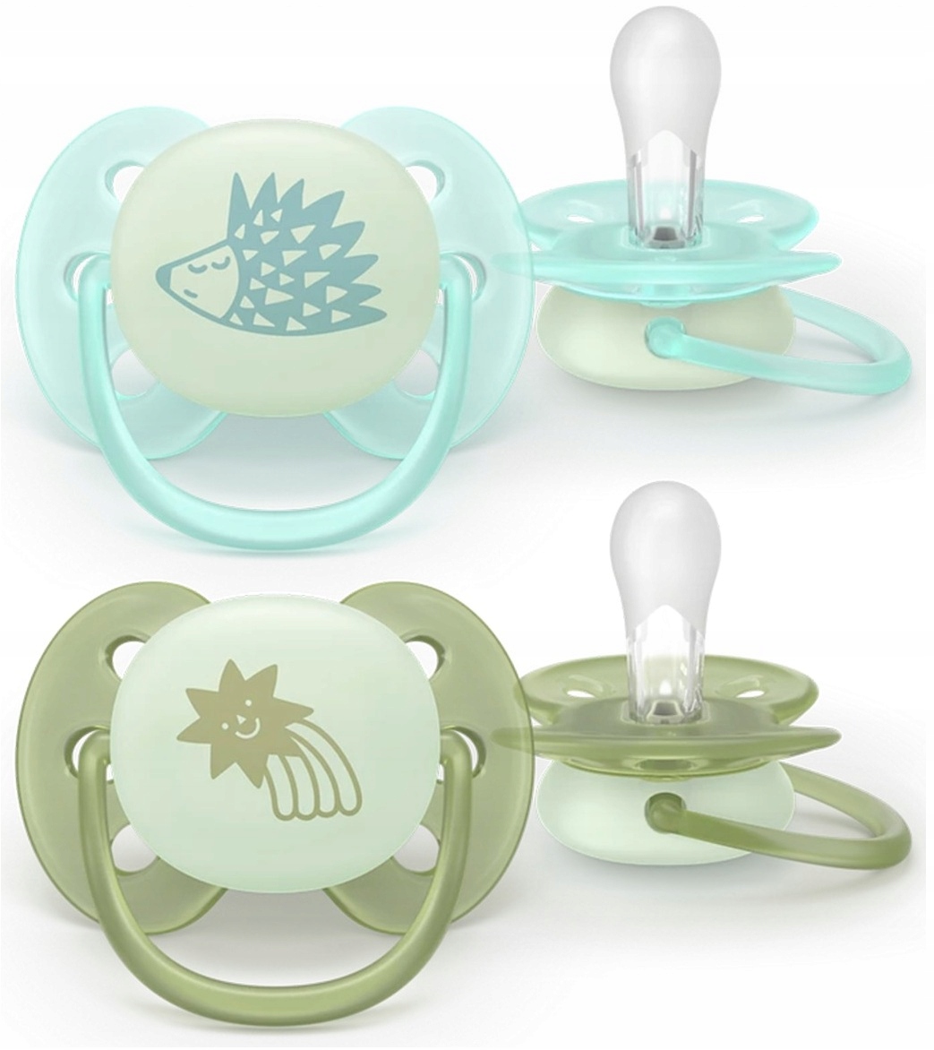 PHILIPS AVENT SMOCZEK USPOKAJAJĄCY ULTRA SOFT 0-6m 2szt NIGHTTIME