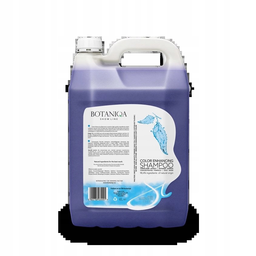 Levně Botaniqa Šampon pro zvýraznění barvy srsti Šampon Rozjasňující 4l Botaniqa