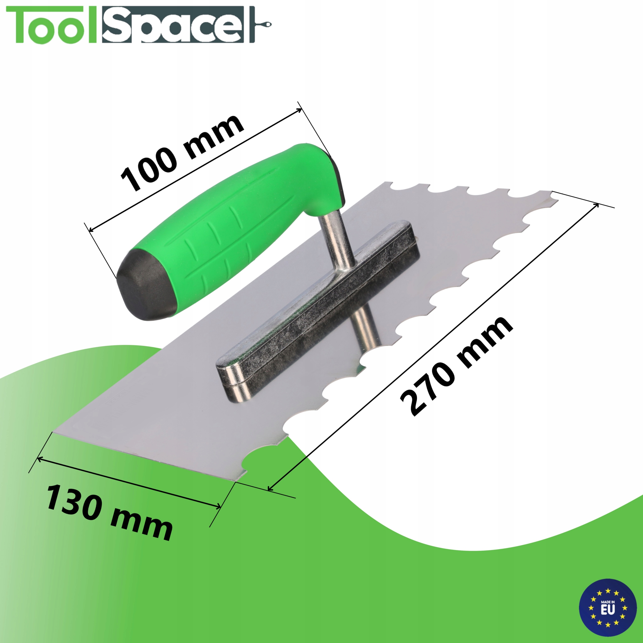 Paca zębata ZĄB PÓŁOKRĄGŁY Do DUŻYCH Płytek Typ paca