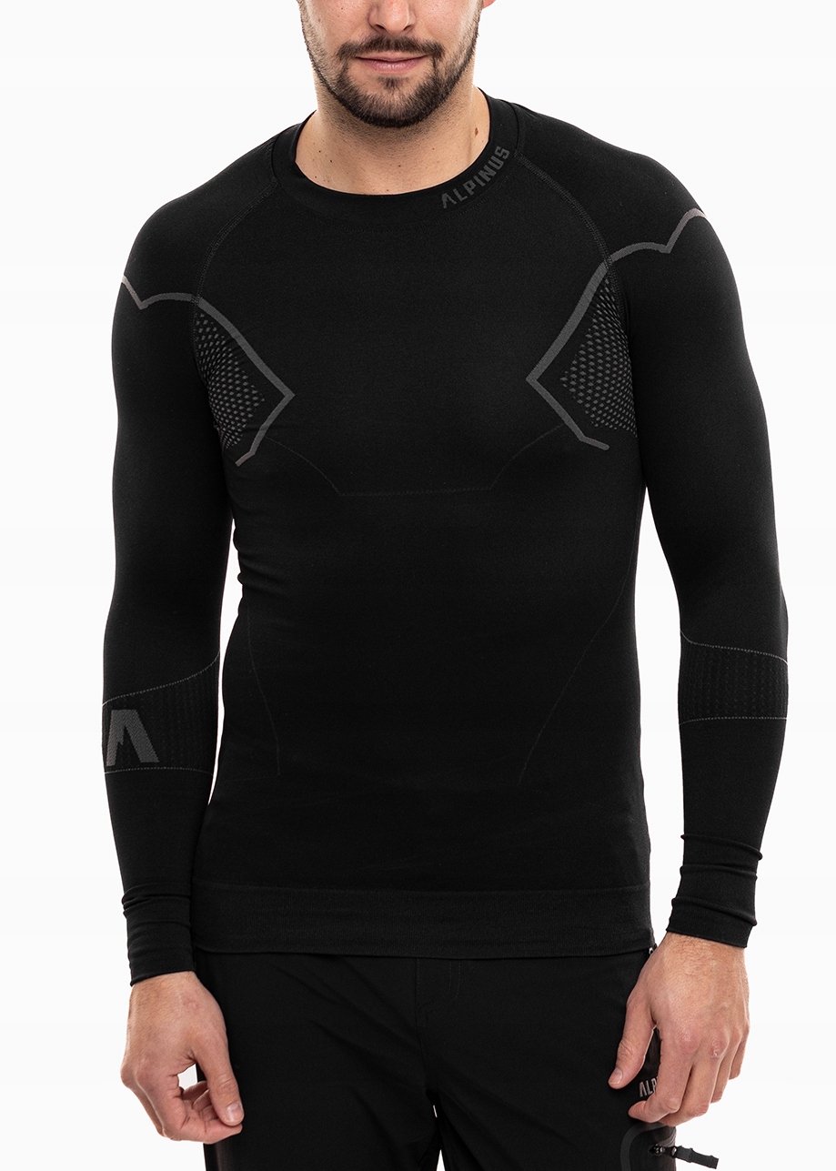 Alpinus Bielizna termoaktywna męska bluza koszulka termiczna ciepła r. S