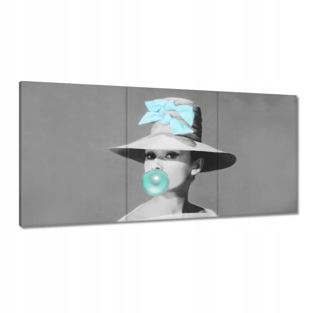 Obrazy 180x90 Audrey Hepburn s gumou
