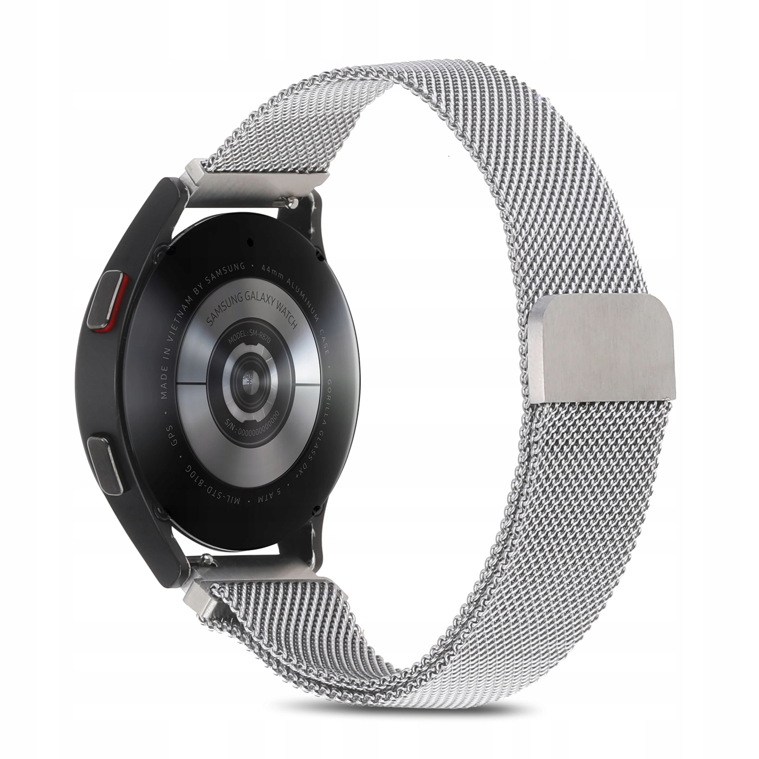 

Pasek Bransoletka Do Smartwatch 20mm Silver