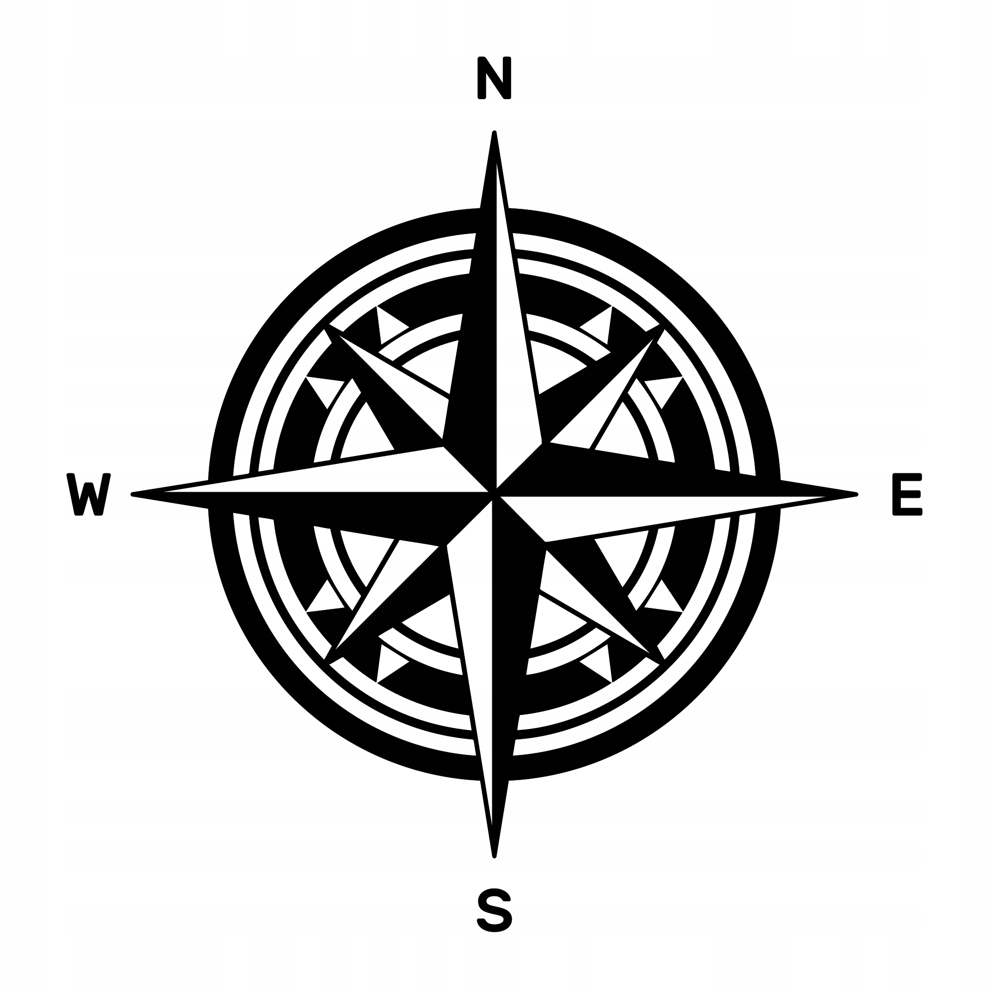 

Naklejka Róża Wiatrów Kompas naklejka na samochód