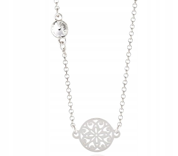 

Łańcuszek Celebrytka ażurek Cyrkonia srebro 925