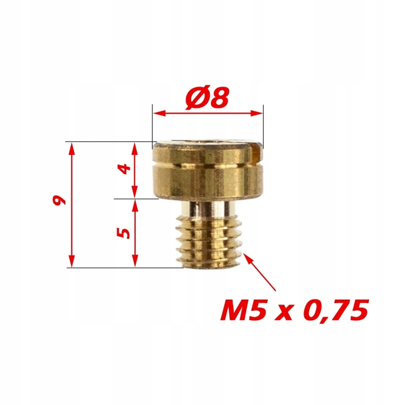 

Dysza główna M5 110,0 1,10mm Solex Mikuni Sj