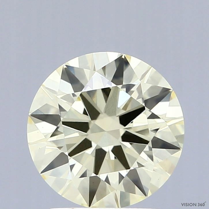 Diament laboratoryjny kolorowy 2.08ct ROUND Fancy Light Yellow VS1 (IGI)