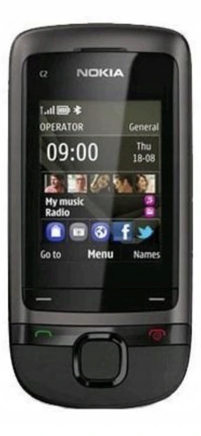 Mobilný telefón Nokia C2-05 16 Mb 3G čierny Pl/hu