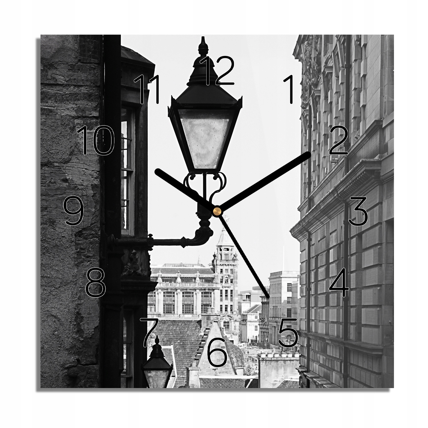 

Edynburg stare miasto foto-zegar na ścianę 30x30